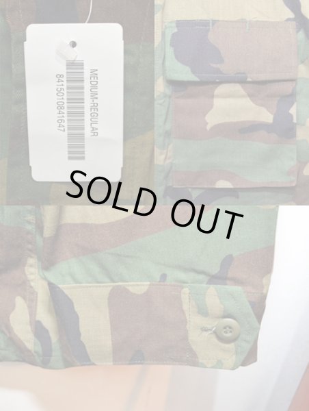 画像4: 00's US.ARMY ウッドランドカモ柄 BDUジャケット "DEADSTOCK" (4)