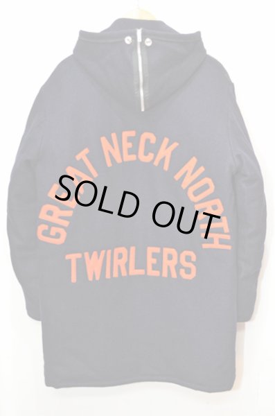 画像2: 70's EMPIRE フード付きロング丈スタジャン (2)