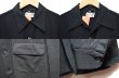 画像4: 50's Jackman オープンカラー ギャバジンシャツ "BLACK" (4)