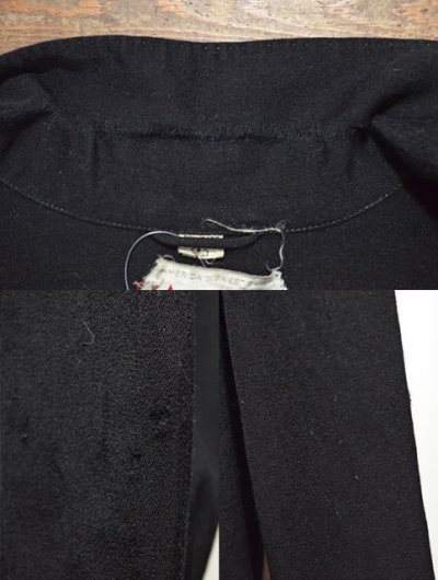 画像1: 50's Jackman オープンカラー ギャバジンシャツ "BLACK"
