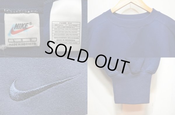 画像3: 90's NIKE リバースウィーブ型スウェット NAVY “DEADSTOCK” (3)