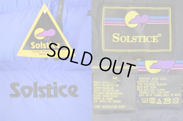 画像3: 90's Solstice グースダウンベスト BLUE “DEADSTOCK” (3)