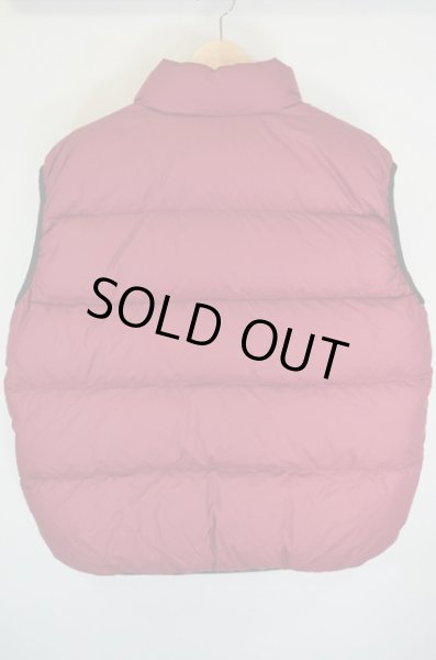 画像2: 90's Solstice グースダウンベスト BURGUNDY “DEADSTOCK” (2)