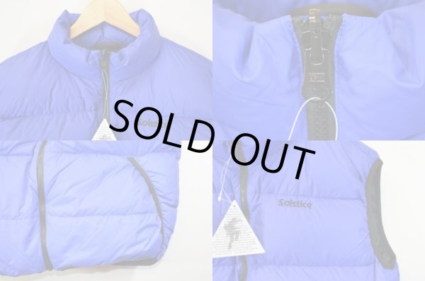 画像4: 90's Solstice グースダウンベスト BLUE “DEADSTOCK” (4)