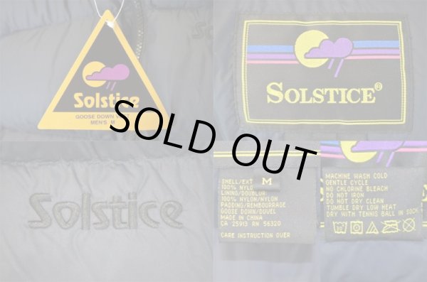 画像3: 90's Solstice グースダウンベスト BLACK “DEADSTOCK” (3)