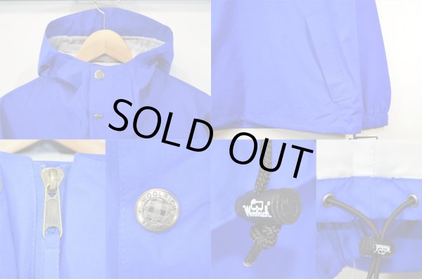 画像4: 90's Woolrich GORE-TEX アノラックパーカー BLUE "DEADSTOCK" (4)