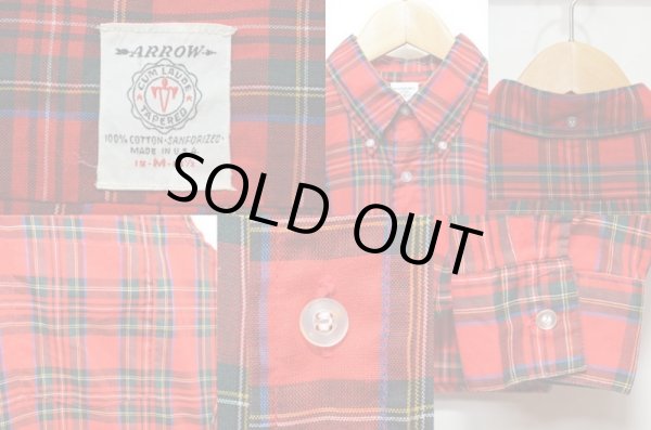 画像3: 60's ARROW ボタンダウンシャツ “3点留め” (3)