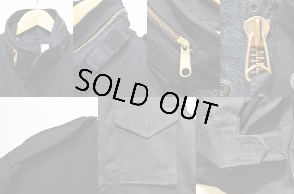 画像4: 90's M-65 フィールドジャケット BLACK "DEADSTOCK" (4)