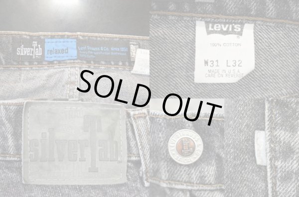 画像3: 90's Levi's silverTab ブラックデニムパンツ “USA製” (3)