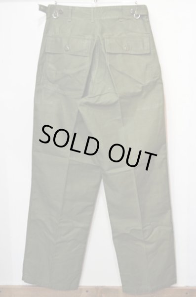 画像2: 60's US ARMY コットンサテンベイカーパンツ (2)