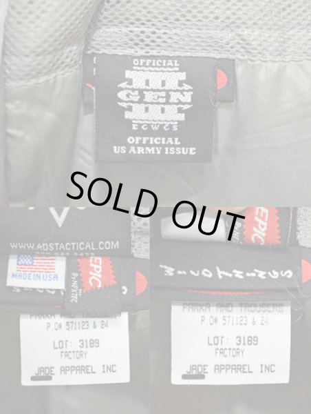 画像4: 07's US.ARMY GENIII level7 WILDTHINGS社製 プリマロフトパーカー (4)