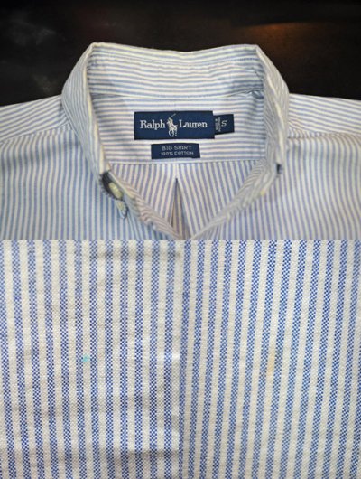 画像1: 90's POLO Ralph Lauren BDシャツ “BIG SHIRT”