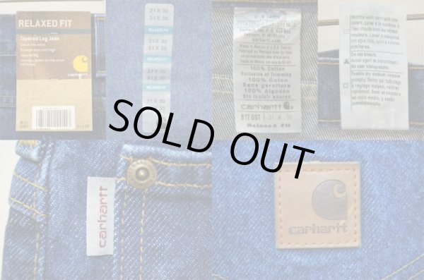 画像4: 日本未発売 Carhartt 5ポケットデニムパンツ 31×30 “Relaxed Fit” (4)