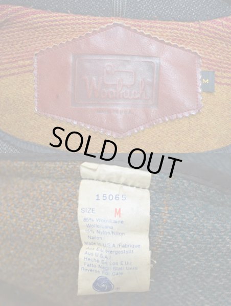 画像3: 80's Woolrich ネイティブストライプ柄 ラグジャケット "USA製" (3)