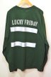 画像2: 00's LUCKY FRIDAY MINE L/S Tシャツ "リフレクタープリント" (2)