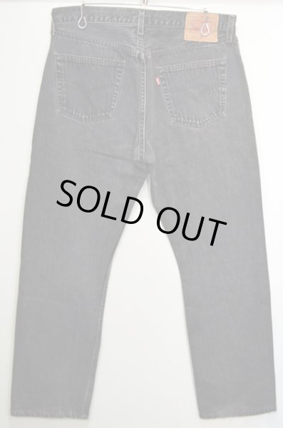 画像2: 90's Levi's 501 ブラックデニムパンツ "USA製" (2)