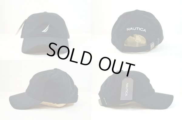 画像2: 新品 NAUTICA DADHAT CAP "BLACK" (2)
