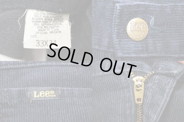 画像3: 80's Lee 200-2801 コーデュロイパンツ “BLACK” (3)