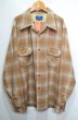画像1: 70's Pendleton ウールシャツ "オンブレーチェック" (1)