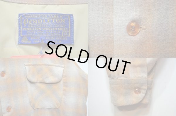 画像3: 70's Pendleton ウールシャツ "オンブレーチェック" (3)