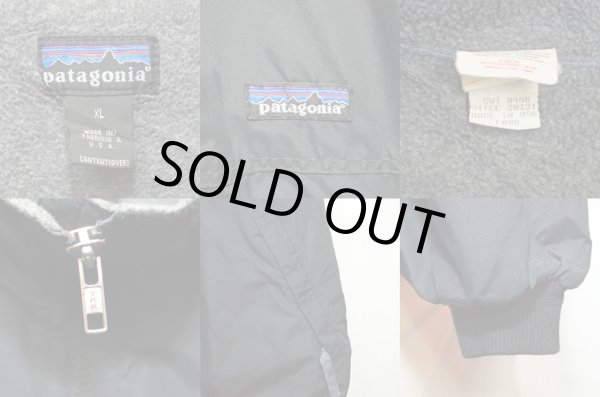 画像3: 90's Patagonia シェルドシンチラジャケット “BLACK” (3)