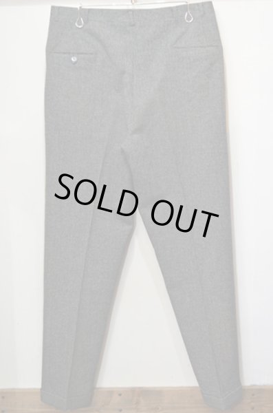 画像2: 60's unknown ピンチェック柄 ウールスラックス (2)