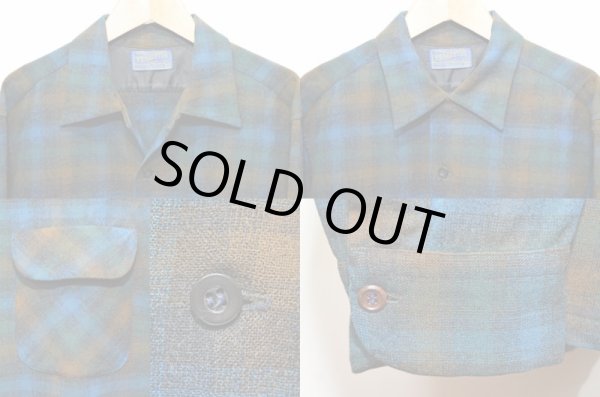 画像4: 50's-60's PENDLETON ウールシャツ ?オンブレチェック″ (4)