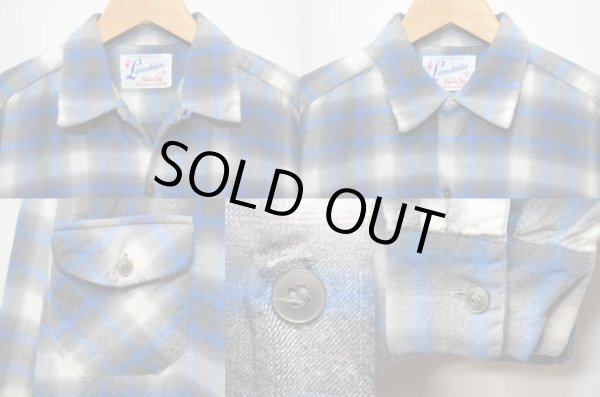 画像4: 60's Lanerossi ウールシャツ "オンブレチェック" (4)