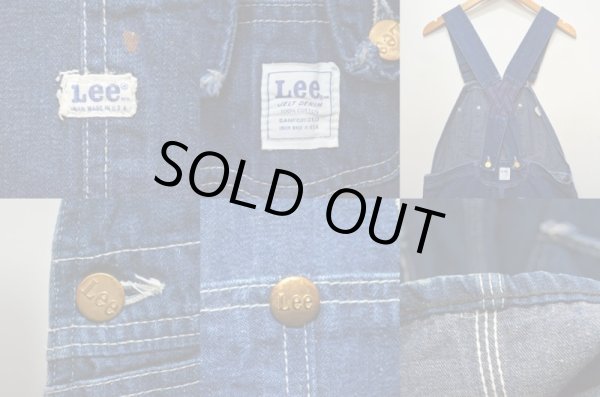 画像3: 60-70's Lee デニムオーバーオール “ローバックスタイル” (3)