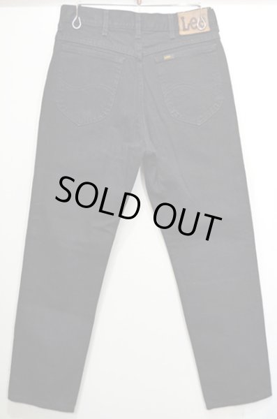 画像2: 80's Lee 209-0108 ブラックデニムパンツ (2)