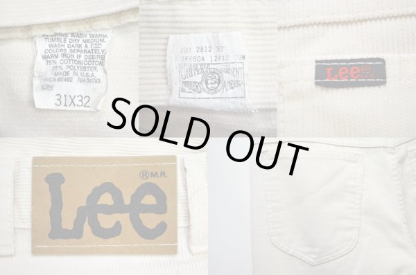 画像4: 80's Lee 203-2812 コーデュロイパンツ (4)