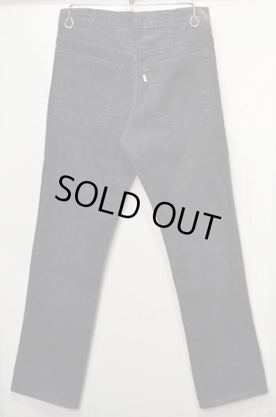 画像2: 80's Levi's 519 コーデュロイパンツ "BLACK" (2)