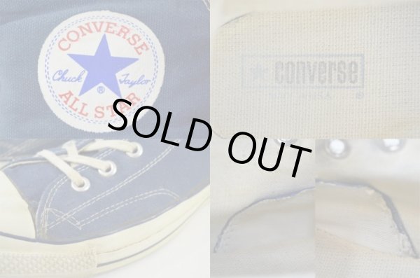 画像5: 80's CONVERSE ALLSTAR HI “NAVY” (5)