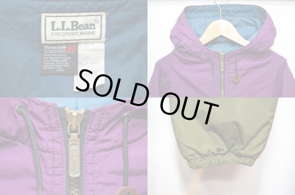 画像3: 90's L.L.Bean シンサレート入りアノラックパーカー "Men's S" (3)