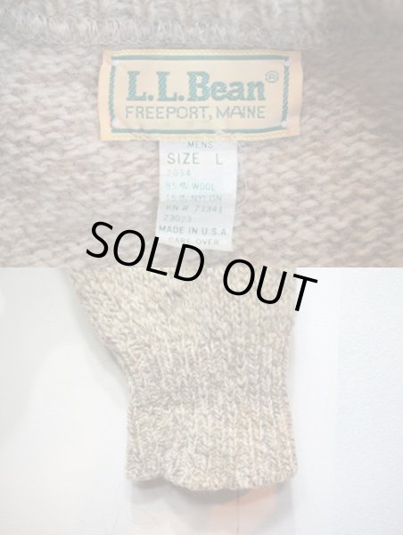 画像3: 80's L.L.BEAN ボーダー柄 ウールニット (3)