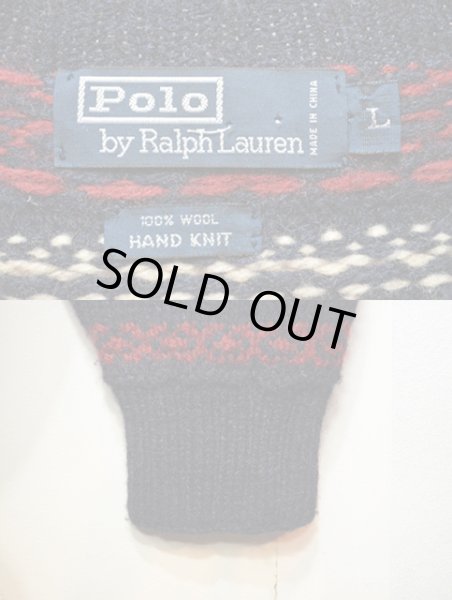 画像3: 90's Polo Ralph Lauren ノルディック柄ウールニット (3)