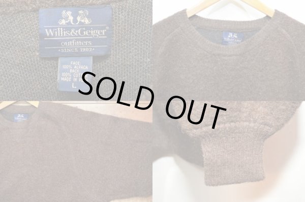画像3: 90's Willis&Geiger 2PLY アルパカニット (3)
