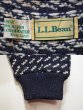 画像3: 80's L.L.Bean バーズアイ柄ウールニット (3)