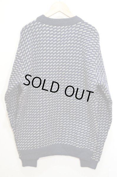 画像2: 80's L.L.Bean バーズアイ柄ウールニット (2)