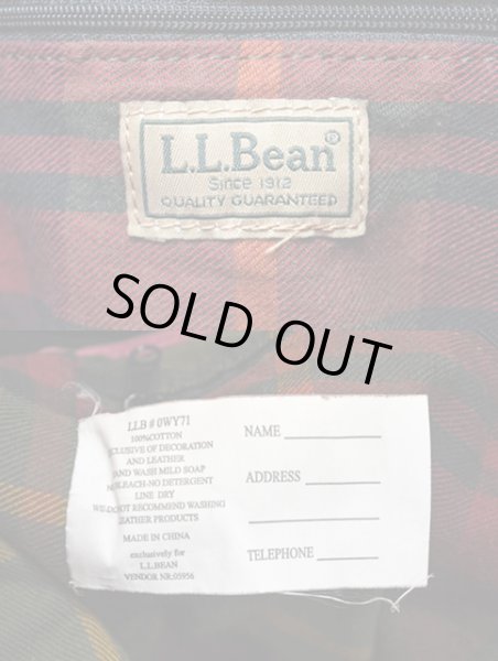 画像3: 00's L.L.Bean Bote&Tote "レザーハンドル" (3)