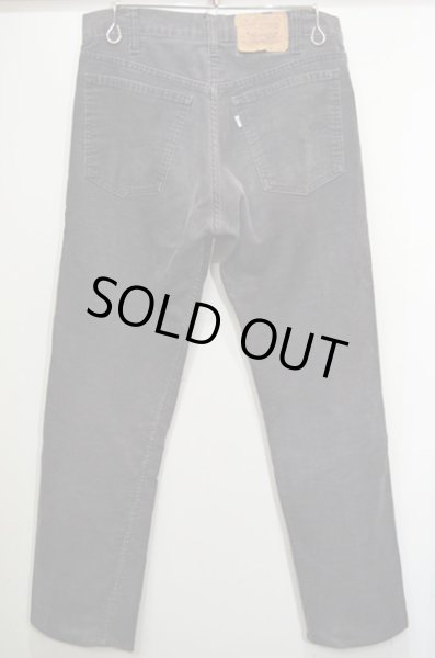 画像2: 80's Levi's 505-1558 コーデュロイパンツ "BLACK" (2)