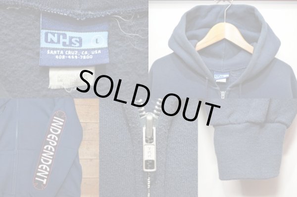 画像3: 90's INDEPENDENT フルジップパーカー "袖プリント" (3)