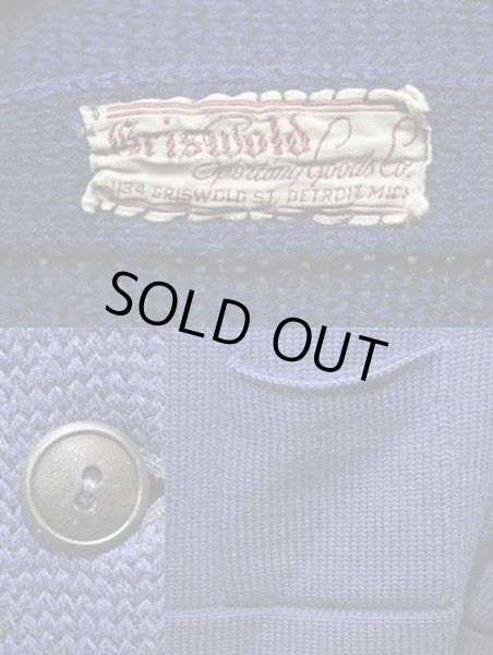 画像3: 50's Griswold ローゲージウールカーディガン (3)