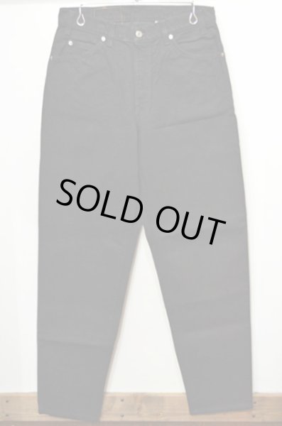 画像2: 90's Levi's 560 ブラックデニムパンツ "DEADSTOCK" (2)