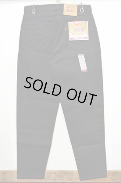 画像3: 90's Levi's 560 ブラックデニムパンツ "DEADSTOCK" (3)