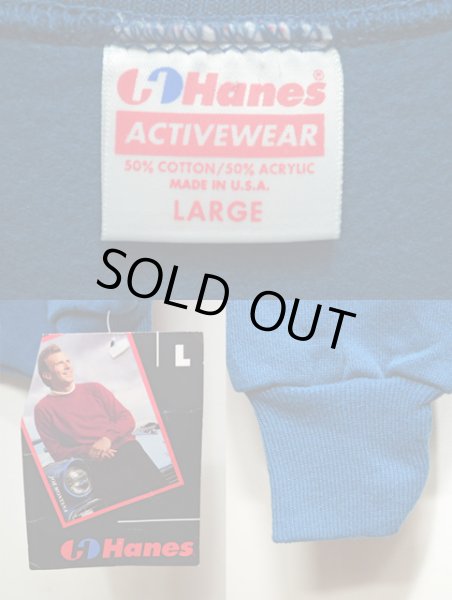 画像3: 90's Hanes 無地スウェット "DEADSTOCK" (3)