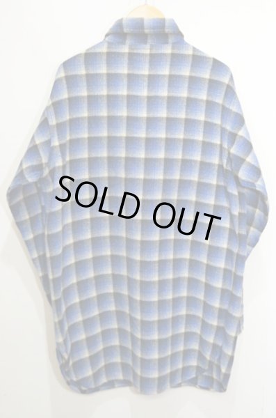 画像2: 30-40's Pilgrim マチ付きウールシャツ “オンブレチェック” (2)