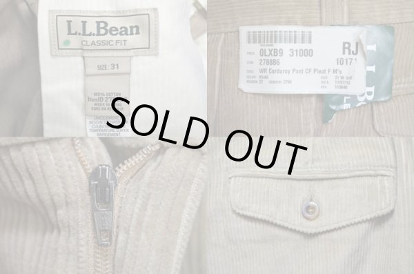 画像4: 00's L.L.Bean 太畝コーデュロイパンツ "DEADSTOCK" (4)
