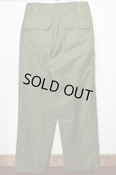 画像3: 60's-70's US.ARMY コットンサテンベイカーパンツ "DEADSTOCK" (3)