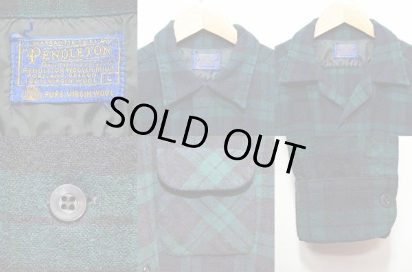 画像3: 60-70's Pendleton ウールシャツ "ブラックウォッチ" (3)